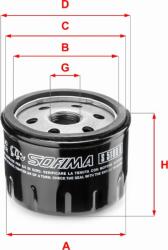Sofima S 5100 R - FILTRU ULEI - Sofima-S 5100 R (SOFIMAS5100R)