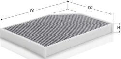 Tecneco Filters CK1258C - Filtru, aer habitaclu - FILTRU AER CABINA CARBON ACTIV - TECNECO - Tecneco Filters-CK1258C (TECNECOFILTERSCK1258C)