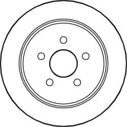 TRW DF4533 - DISC FRANA - compatibil Dodge - TRW-DF4533 (TRWDF4533)