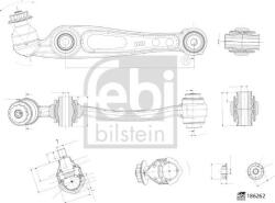 FEBI Bilstein 186262 - Brat, suspensie roata - Brat suspensie fata dreapta LAND ROVER DISCOVERY V. RANGE ROVER IV. RANGE ROVER SPORT II 2.0 - 5.0 08.12 - - FEBI Bilstein-186262 (FEBIBILSTEIN186262)