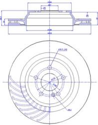 ATE 24.0124-0212.1 - ## DISC FRANA LIVRABIL NUMAI PERECHE - compatibil Mercedes - ATE-24.0124-0212.1 (ATE24012402121)