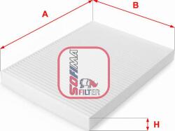 Sofima S 3006 C - FILTRU. AER HABITACLU - compatibil Audi. Seat. Skoda. Vw - Sofima-S 3006 C (SOFIMAS3006C)