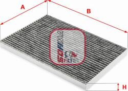 Sofima FILTRU AER POLEN CARBON ACTIV - compatibil Nissan - Sofima-S 4268 CA (SOFIMAS4268CA)