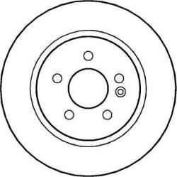 Meyle 015 521 2041 - Disc frana Fata - stanga / dreapta - MERCEDES M W163 2.3 - 4.3 02.98 - 06.05 - Meyle-015 521 2041 (MEYLE0155212041)