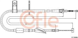 Cofle 92.17. 5046 - Cablu, frana de parcare - Cofle-92.17. 5046 (COFLE92175046)