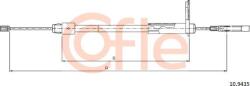 Cofle 92.10. 9435 - Cablu, frana de parcare - Cofle-92.10. 9435 (COFLE92109435)