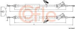 Cofle 10.5367 - Cablu, frana de parcare - CABLU. FRANA DE PARCARE - compatibil 1366384 - Cofle-10.5367 (COFLE105367)