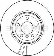 Ferodo DDF1936C-1 - DISC FRANA LIVRABIL NUMAI PERECHE PRET-BUC - compatibil Bmw - Ferodo-DDF1936C-1 (FERODODDF1936C1)