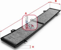 Sofima S 4154 CA - FILTRU. AER HABITACLU - compatibil Bmw - Sofima-S 4154 CA (SOFIMAS4154CA)