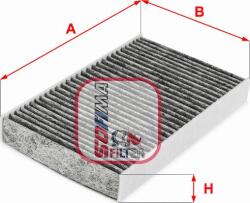 Sofima S 4285 CA - FILTRU AER POLEN CARBON ACTIV - compatibil Nissan. Renault - Sofima-S 4285 CA (SOFIMAS4285CA)