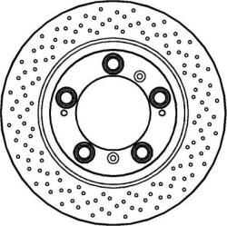 Textar 92100103 - Disc frana - PRO - compatibil Porsche - Textar-92100103 (TEXTAR92100103)