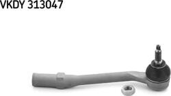 SKF VKDY 313047 - CAP DE BARA - compatibil Citroen - SKF-VKDY 313047 (SKFVKDY313047)