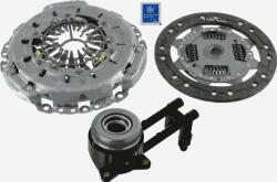 SACHS 3000 990 223 - Kit ambreiaj cu autoreglare. cu rulment hidraulic 210mm FORD FIESTA V. FUSION. MAZDA 2 1.4 11.01 - 12.12 - SACHS-3000 990 223 (SACHS3000990223)