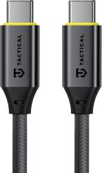 Tactical FAST ROPE ARAMID 2.0 FONOTT SZÖVET USB-C/USB-C GYORSTÖLTŐ ADATKÁBEL 100W 10Gbps 2m FEKETE (8596311292323) - mediaplaza