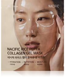 Nacific Rice + Pepta Collagen Gel Mask mască textilă hidratantă pentru strălucirea și netezirea pielii 1 buc Masca de fata