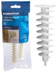 Koelner - Rawlplug Csavarmenetes polisztirol dübel 80mm IMBUSZ-8 üvegszálas poliamid (64617)