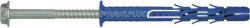 Koelner - Rawlplug FF1 Lapos peremű dübel hatlapfejű csavarral 10x80mm TORX ultramid horganyzott (57255)