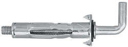 Koelner - Rawlplug Molly anya derékszögű kampóval 4x32mm fém horganyzott (65749)