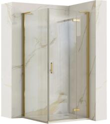 Rea Cabina Dus Rea Hugo 90x80 Gold Brush (KPL-K8414)
