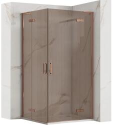 Rea Cabina Dus Rea Hugo Double 80x80 Copper Brush (KPL-K6971)
