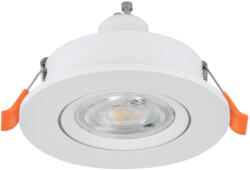 EGLO Süllyesztett lámpa GU10 foglalattal, 9 cm, fehér, melegfehér fényforrással - Barranco Eglo 902241 (902241)