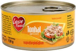 Love Food tonhal aprított 185g/130g növényi olajban