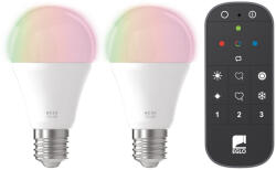 EGLO Okos E27 RGBW LED távirányítóval, 9 W, 806 lm, 2 darabos - Eglo 110311 (110311)