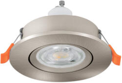 EGLO Süllyesztett lámpa GU10 foglalattal, 9 cm, nikkel, hidegfehér fényforrással - Barranco Eglo 902258 (902258)