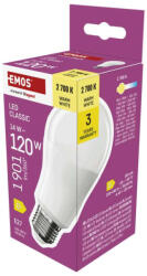 EMOS EMOS ZQ5D75, LED izzó Classic A60 / E27 / 14 W (120 W) / 1901 lm / Meleg fehér (ZQ5D75)