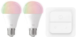 EGLO Okos E27 RGBW LED, 9 W, 806 lm, dimmelhető, 2 darabos - Eglo 110314 (110314)
