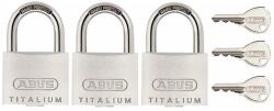 ABUS 727TI/40 TRIPLES lakatszett (3 db, azonos kulccsal) (10056434-01)