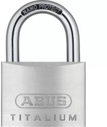 ABUS 64TI/60 KA6609 TITALIUM - Egyforma kulcsos lakat (10059583-01)