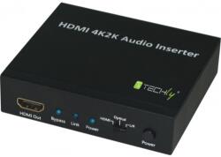 Techly Inserter audio Techly IDATA HDMI-AI4K, Black (IDATA-HDMI-AI4K)