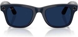 Ray-Ban Ochelari inteligenti Ray-Ban Meta Wayfarer Gen. 2 RW4012, Size L 53-22, Shiny Cosmic Blue Frame, Clear/Sapphire Transitions Lenses (RW4012 6628MF 53-22)