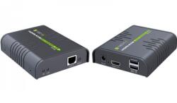 Techly Extender KVM Techly IDATA HDMI-KVM2, Black (IDATA-HDMI-KVM2)