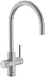 Roca Aquafy Cold- Start-os víztisztítós konyhai csaptelep, szálcsiszolt acél A5A8B3GSM0 (A5A8B3GSM0)