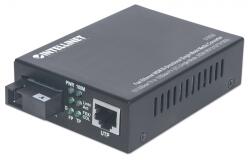 Intellinet 510530 hálózati média konverter 100 Mbit/s Single-mode Fekete (510530) (510530)