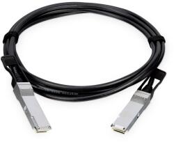 PLANET CB-QSFP100G-3M InfiniBand és száloptikai kábel QSFP28 DAC Fekete, Fémes (CB-QSFP100G-3M) (CB-QSFP100G-3M)