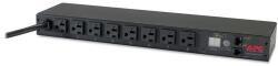 APC by Schneider Electric APC AP7801B áramelosztó egység (PDU) 8 AC kimenet(ek) 1U Fekete (AP7801B) (AP7801B)