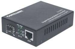 Intellinet 510493 hálózati média konverter 1000 Mbit/s Fekete (510493) (510493)
