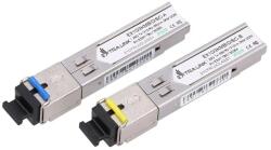 Extralink SFP 1, 25G | SFP WDM modul | 1, 25Gbps, 1310/1550nm, egy módban, 3km, SC, DOM, pár (EX. 2220) (EX.2220)