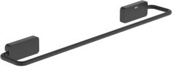 Roca Bara prosop Roca A817724NB0, 408 mm, 65 mm, 2 orificii instalare, 1 rafturi, pe perete, metal, Negru (A817724NB0)