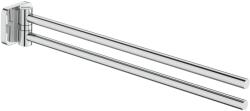 Roca Bara prosop Roca A817885C00, 373 mm, 52 mm, 2 orificii instalare, 2 rafturi, pivotanta, pe perete, Crom (A817885C00)