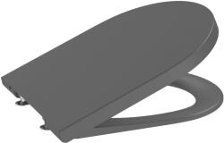 Roca Capac WC Roca A80152264B, 442 mm, 374 mm, 1 functii speciale, capac softclose, suprafata antiaderent, Antracit (A80152264B)