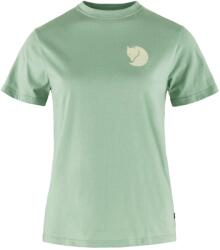 Fjällräven Tricou pentru femei Fjällräven Övik Boxy Logo Tee W Misty Green