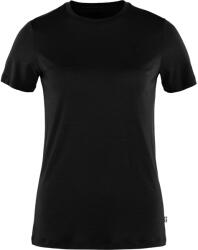 Fjällräven Tricou pentru femei Fjällräven Abisko Wool SS Black S