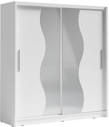  Dulap cu uşi glisante, alb, birgamo typ 1 (UE-0000237485) Garderoba