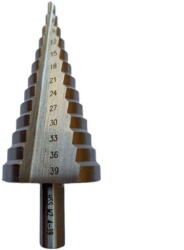 Proben HSS M2 lépcsős fúró Ø4-39 mm | 13 lépcsős lemezfúró (HLF439)