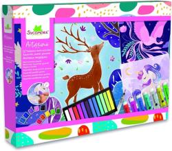 Sycomore Set de artă (Acuarelă, Pastel uscat, Guașă, Animale magice) (SYC_CREA041)