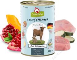 GranataPet Liebling´s Mahlzeit borjú és nyúl konzerv 6x400g